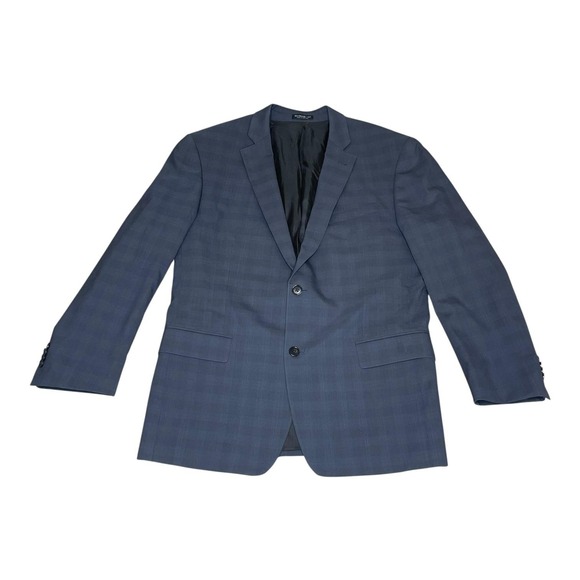 John Varvatos USA‎ Blazer Mens 42R Navy Blue Wool Bedford Two Button Notch Lapel